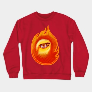 Fire Eye Flame Crewneck Sweatshirt